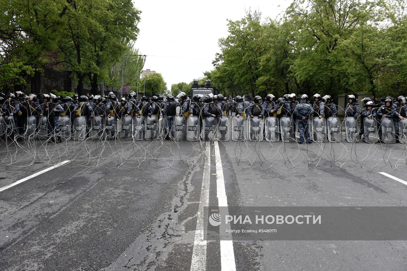 Акция протеста оппозиции в Ереване