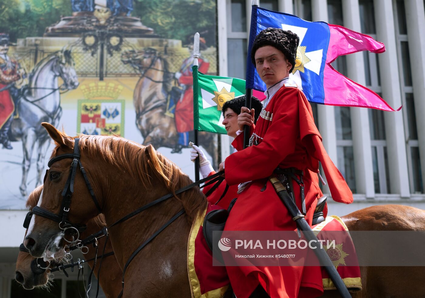 Парад Кубанского казачьего войска