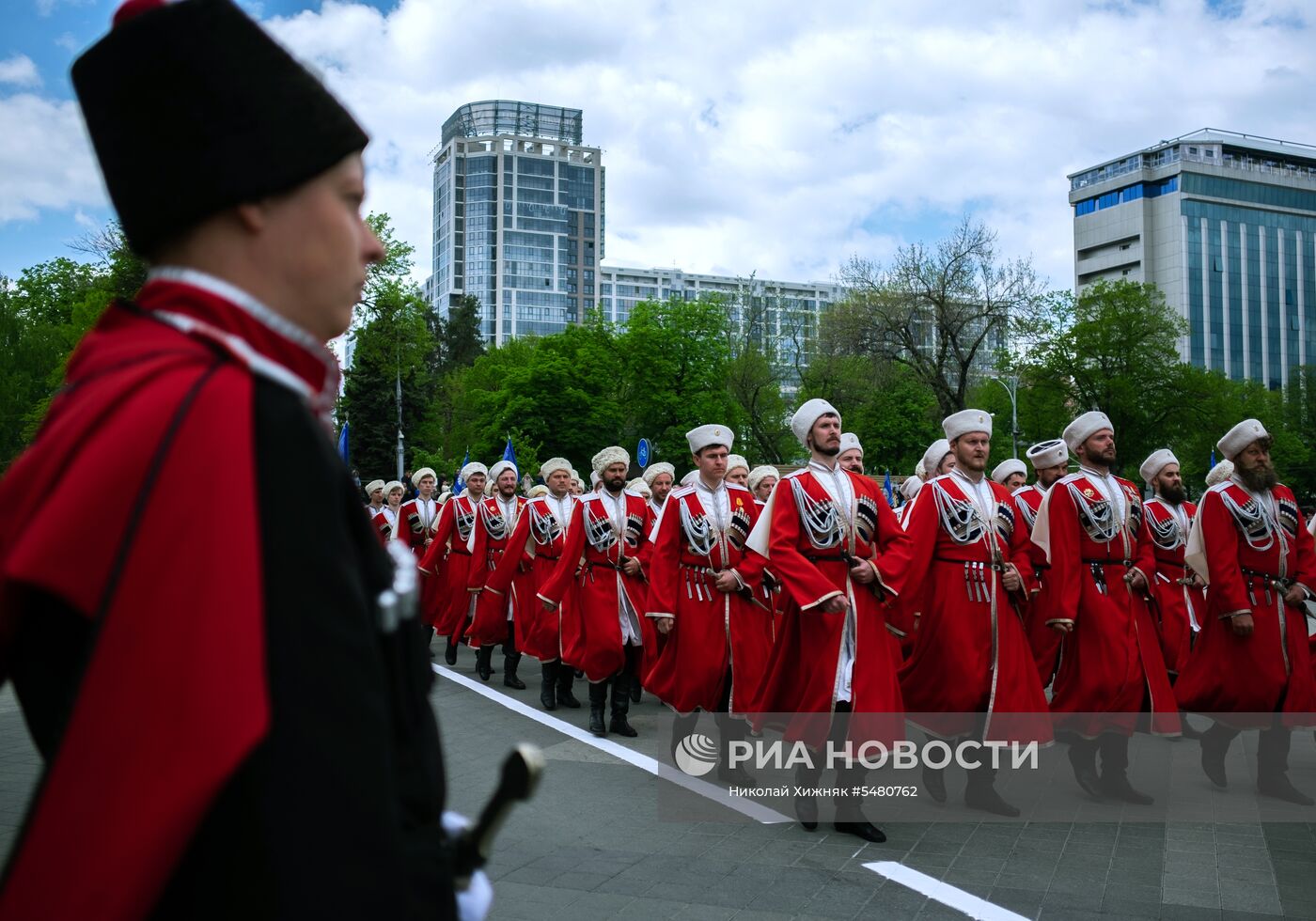 Парад Кубанского казачьего войска