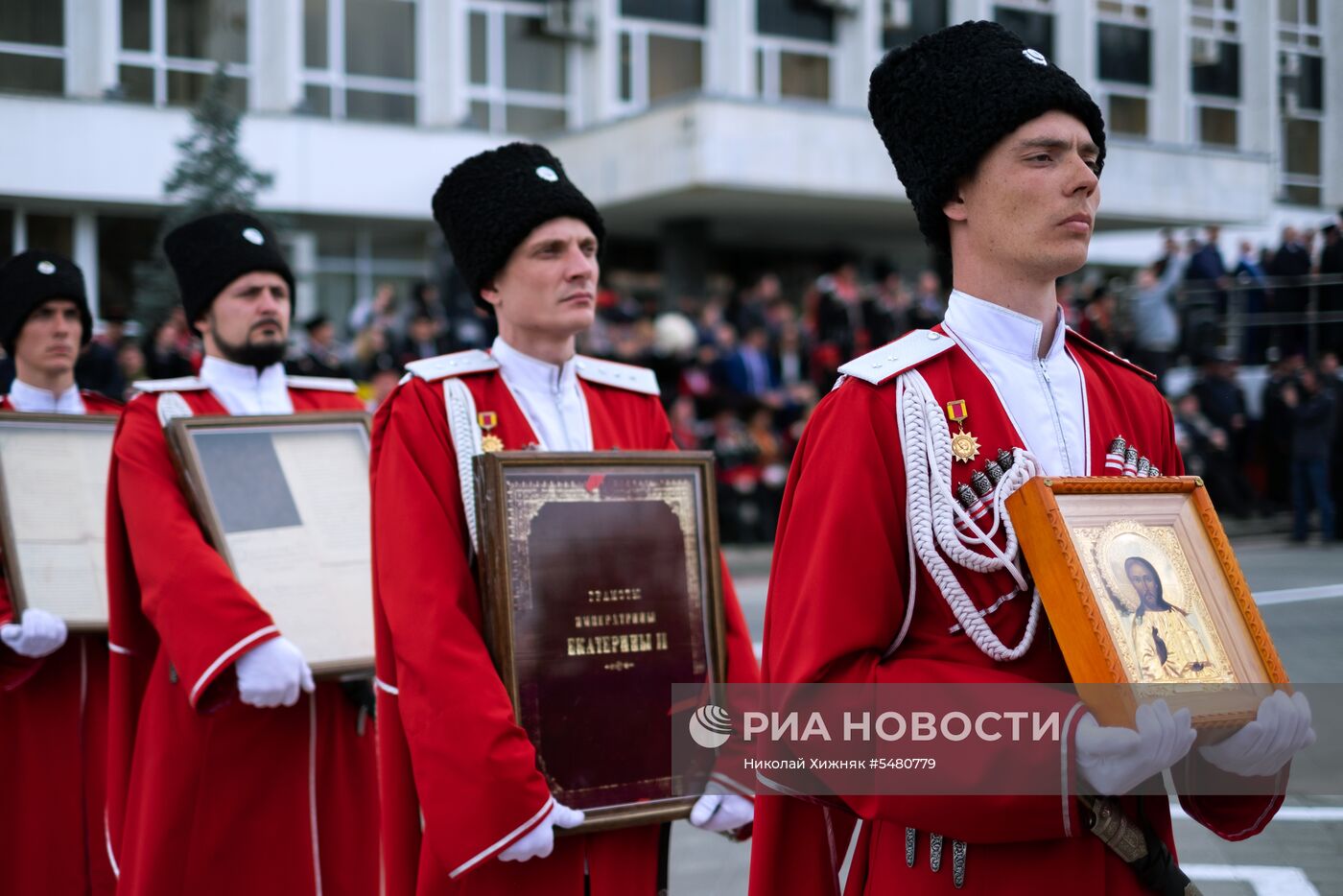 Парад Кубанского казачьего войска