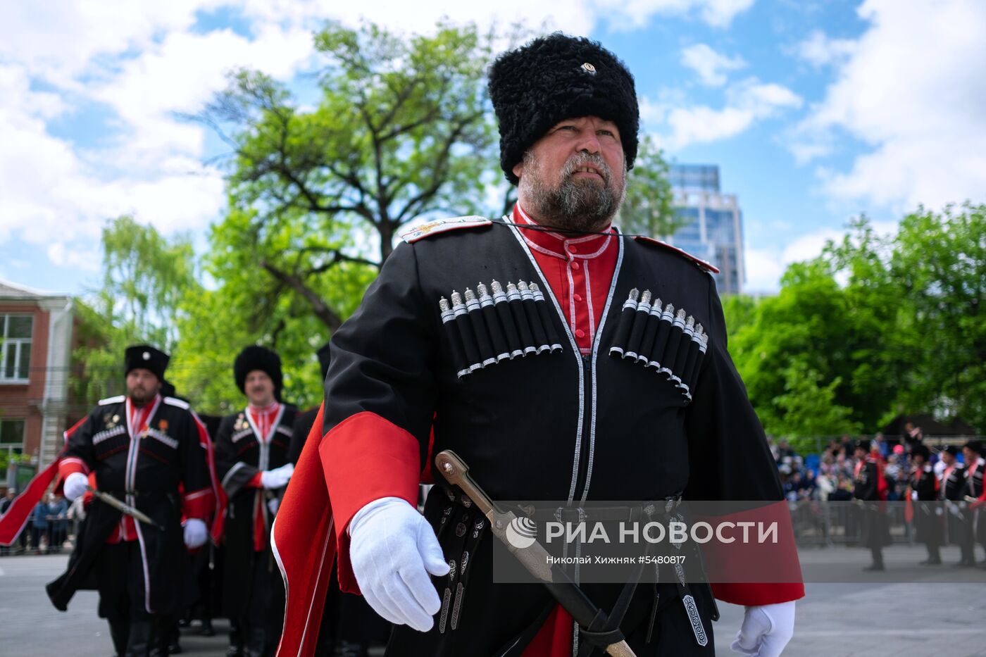 Парад Кубанского казачьего войска