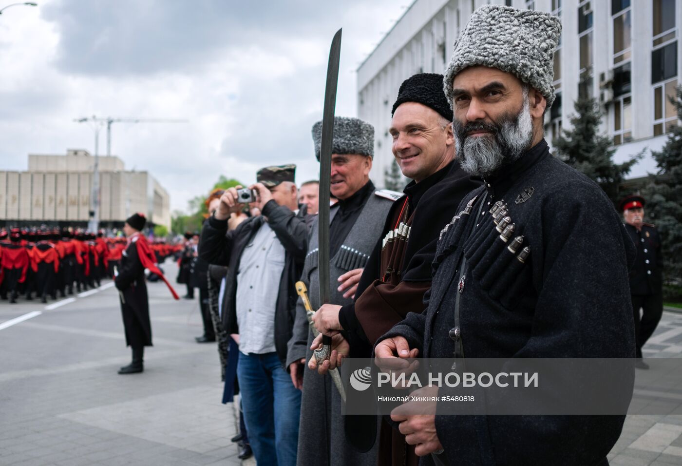 Парад Кубанского казачьего войска