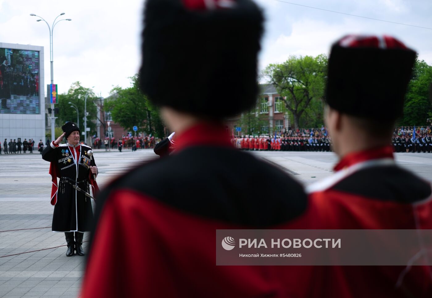 Парад Кубанского казачьего войска