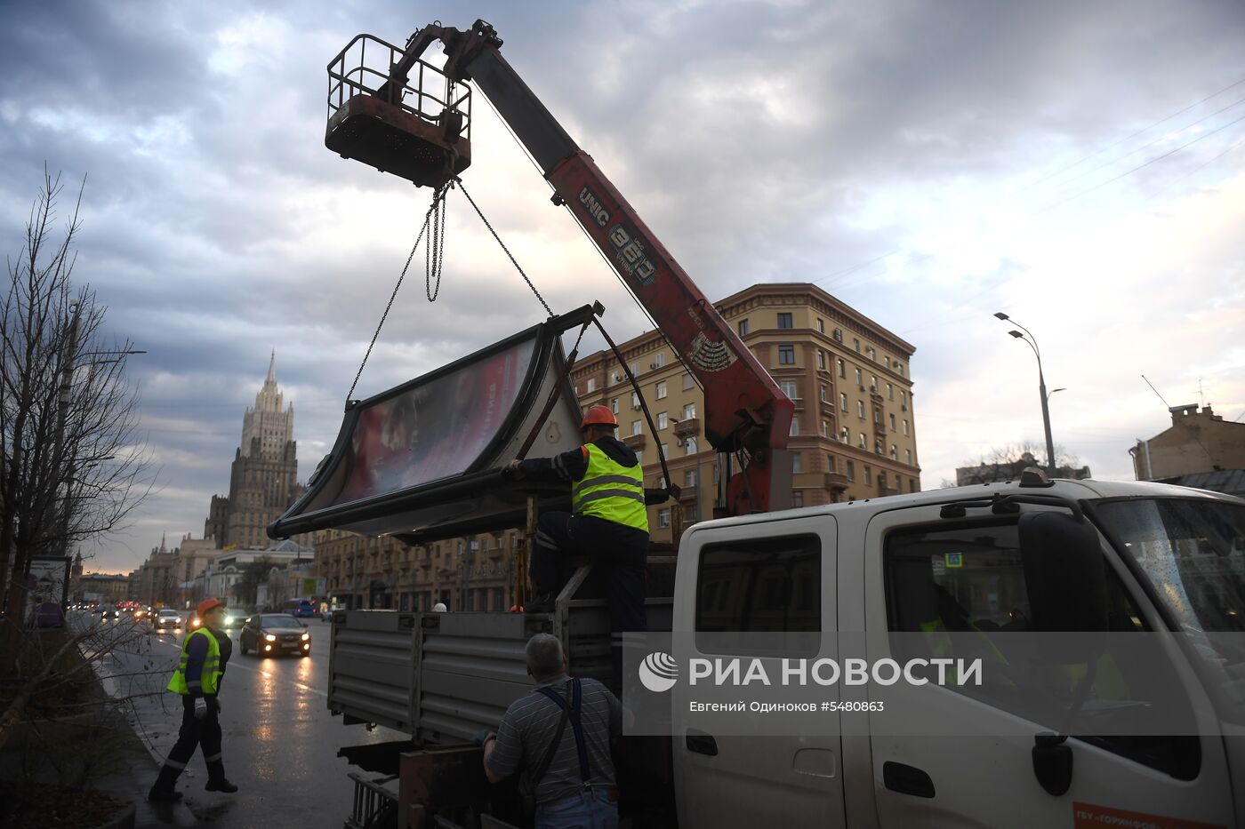 Последствия урагана в Москве