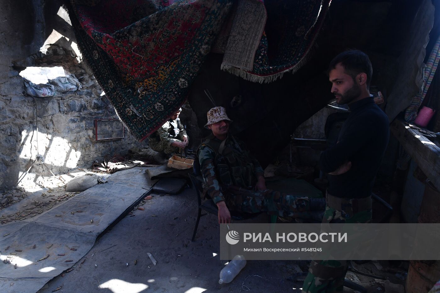 Ситуация в районе лагеря беженцев Ярмук на юге Дамаска