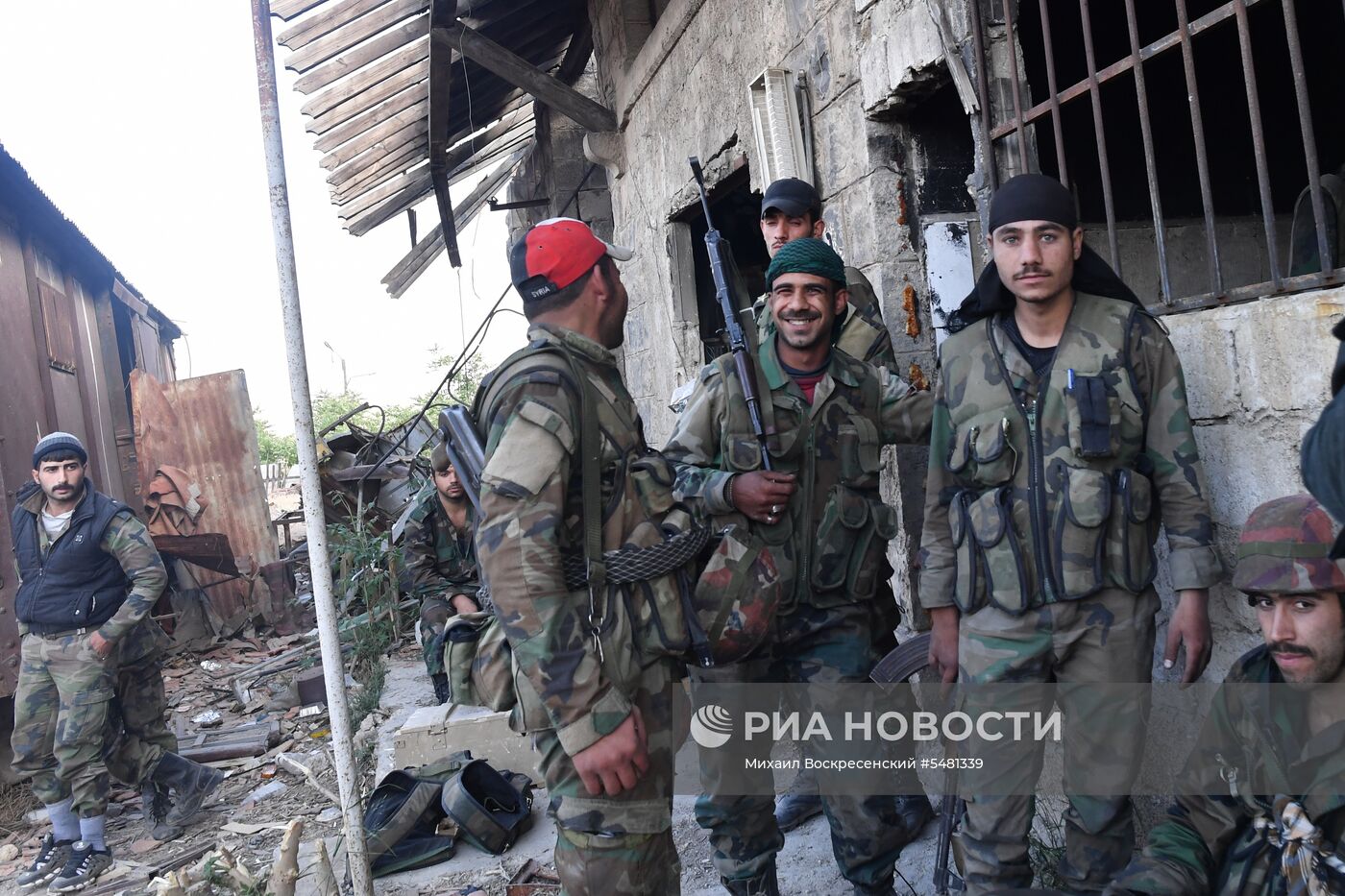 Ситуация в районе лагеря беженцев Ярмук на юге Дамаска