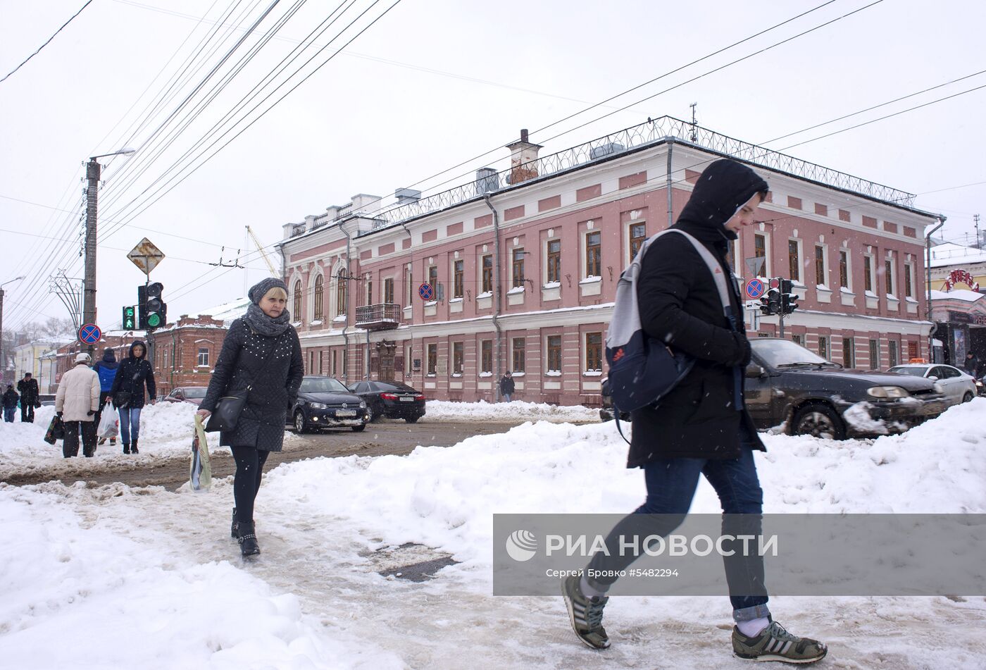 Снегопад в Кирове