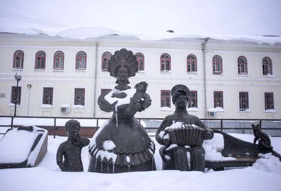 Снегопад в Кирове