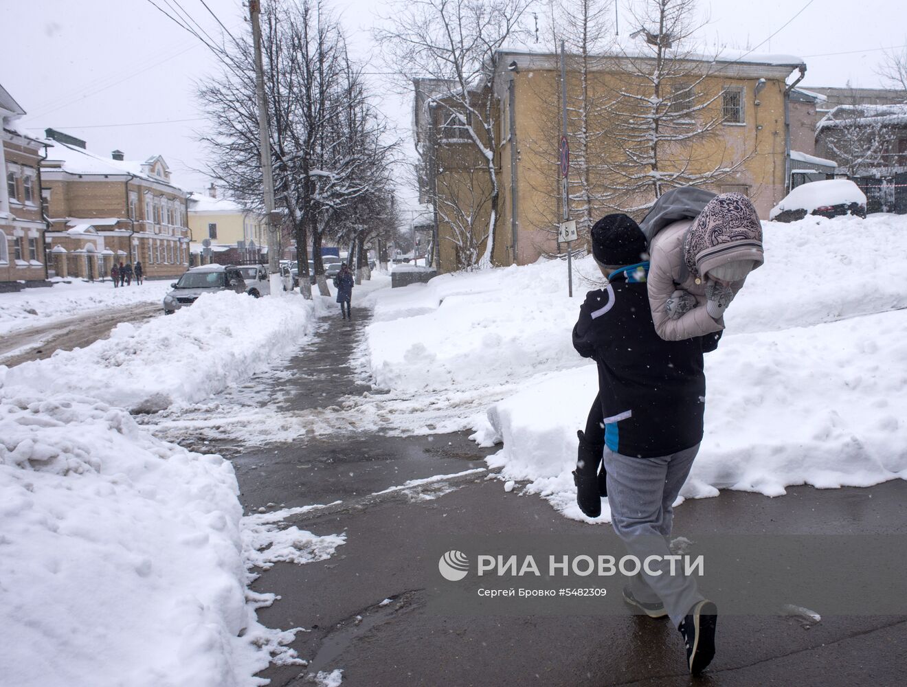 Снегопад в Кирове