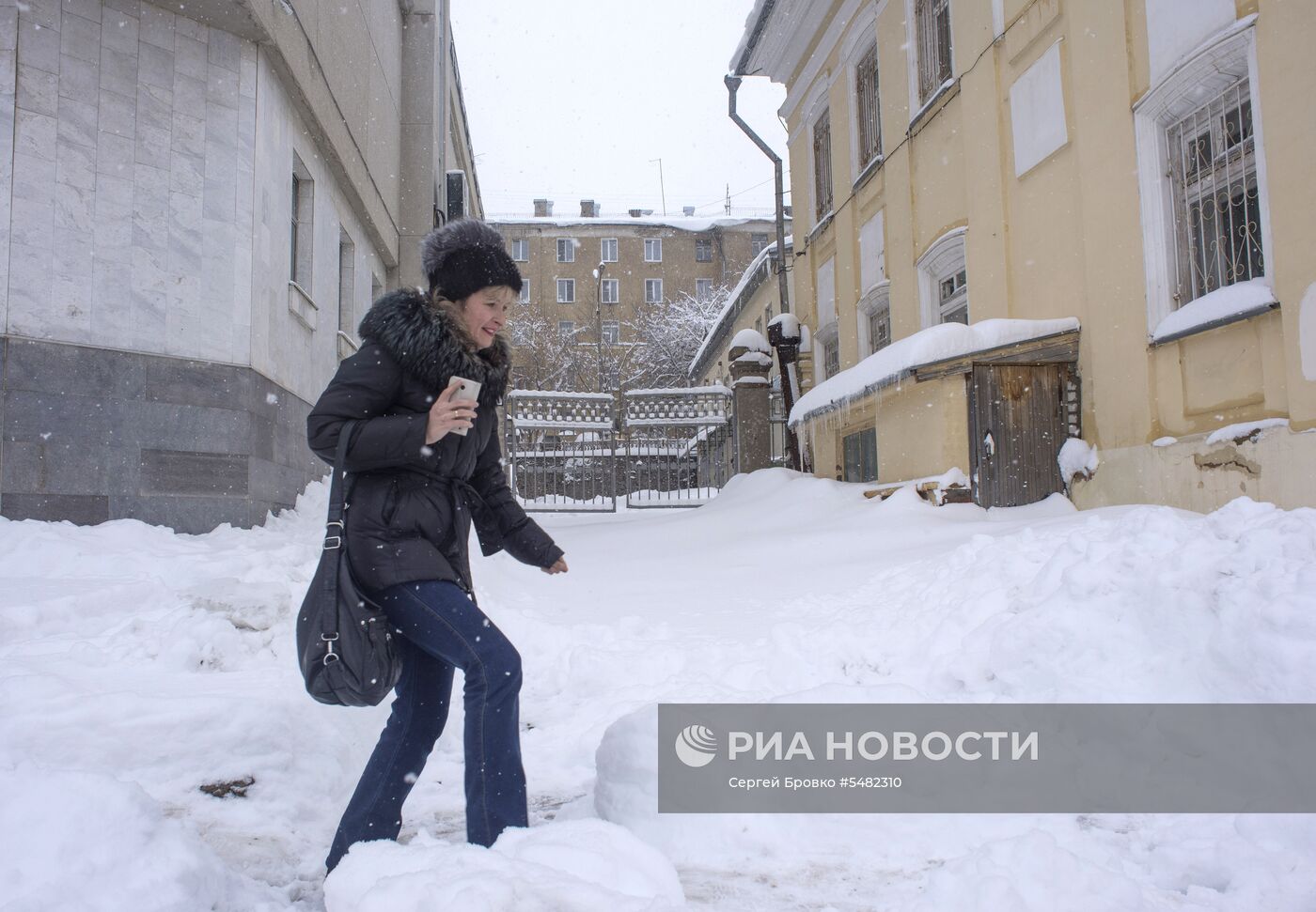 Снегопад в Кирове