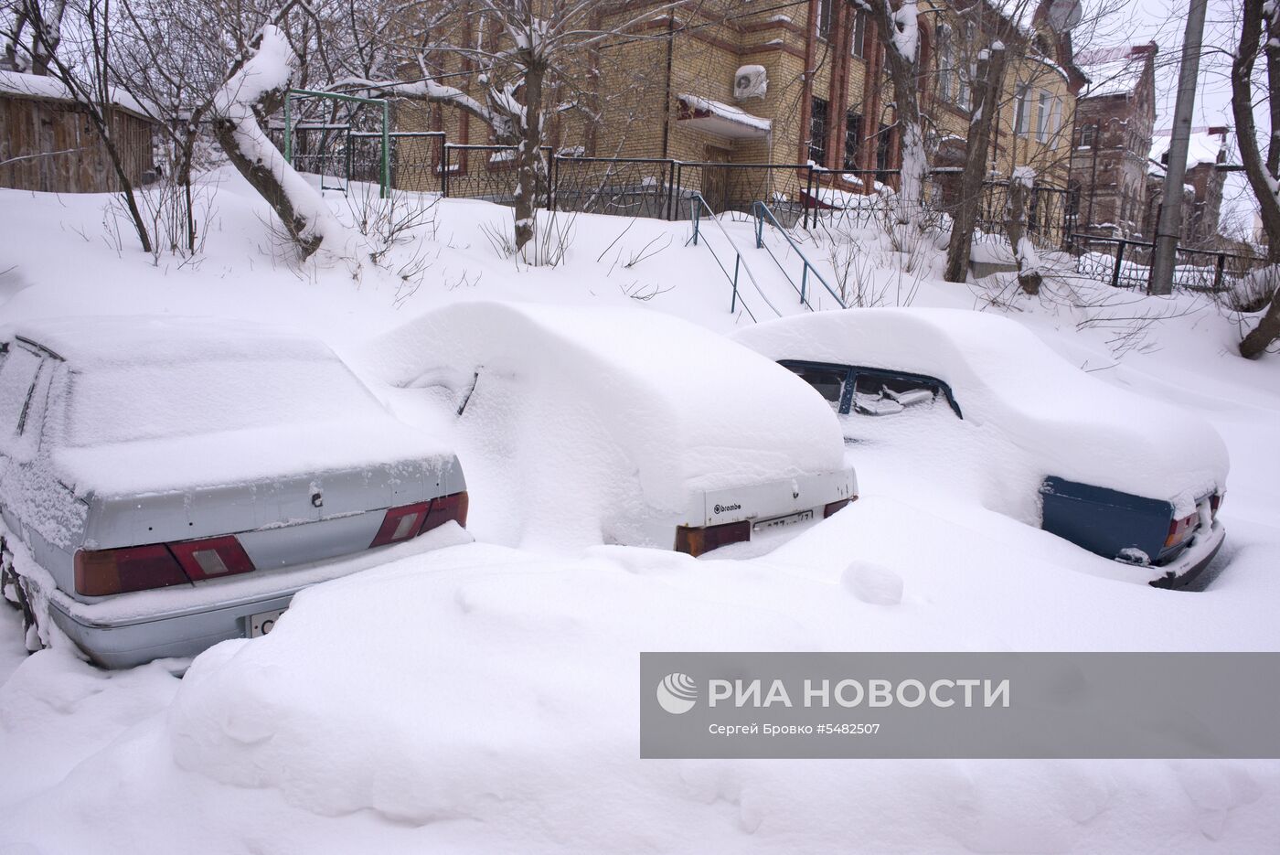 Снегопад в Кирове