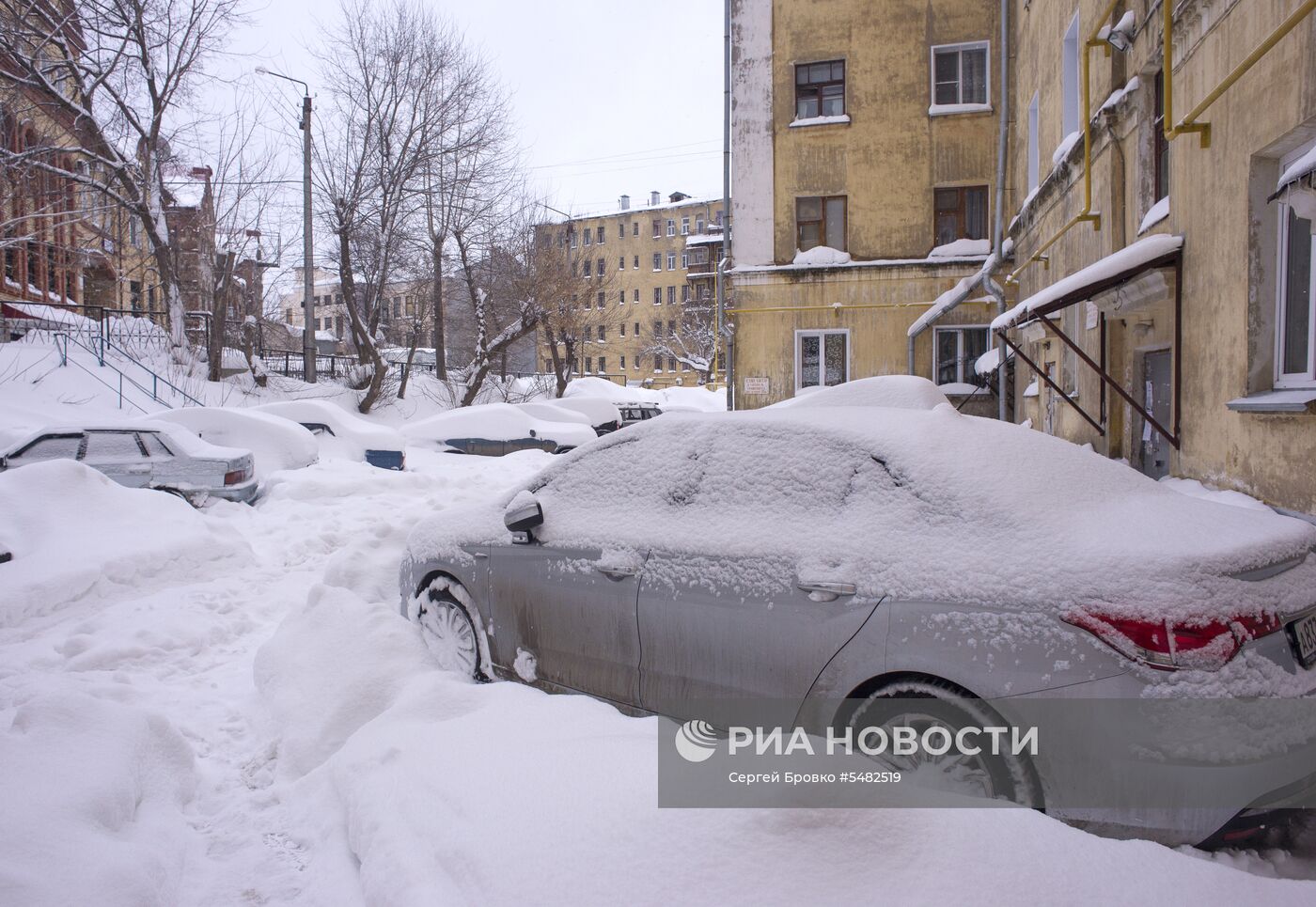 Снегопад в Кирове