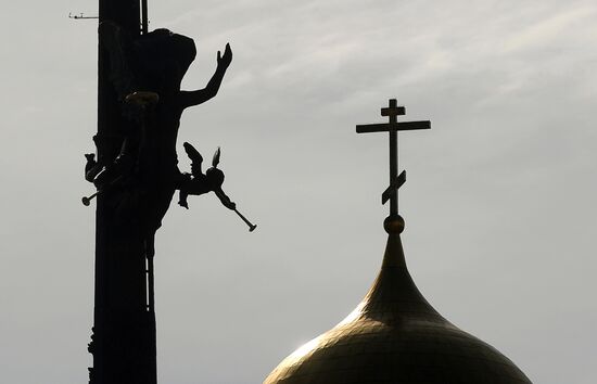 Монумент Победы на Поклонной горе 