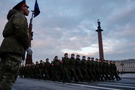 Репетиция парада Победы в Санкт-Петербурге