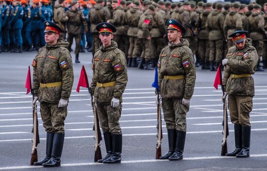 Репетиция парада Победы в Санкт-Петербурге