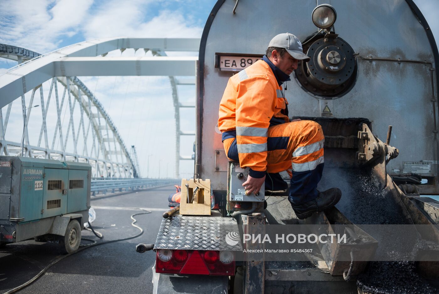 Строительство Крымского моста