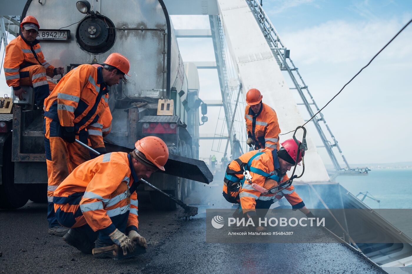 Строительство Крымского моста