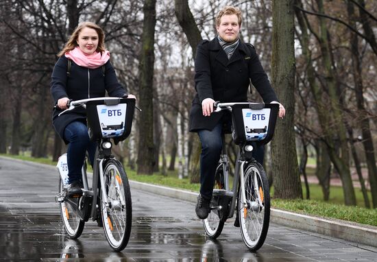 Открытие сезона велопроката в Москве 