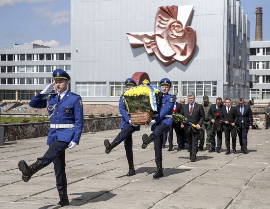 Акция на Украине в память о годовщине аварии на Чернобыльской АЭС