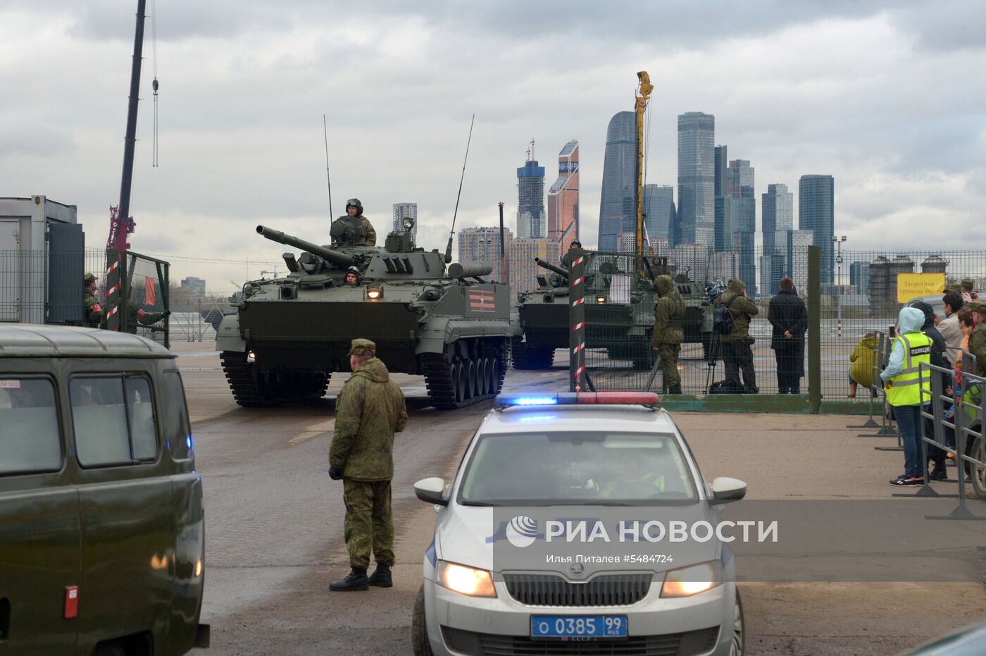 Репетиция парада Победы на Красной площади