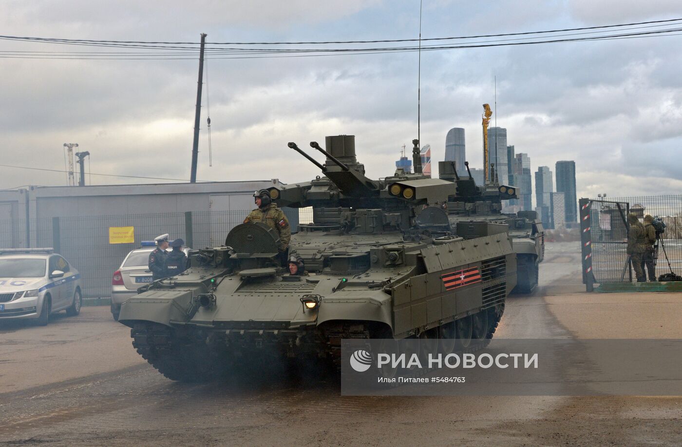 Репетиция парада Победы на Красной площади