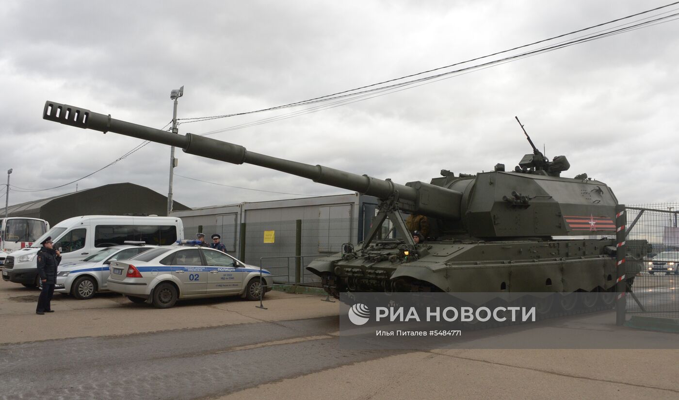 Репетиция парада Победы на Красной площади