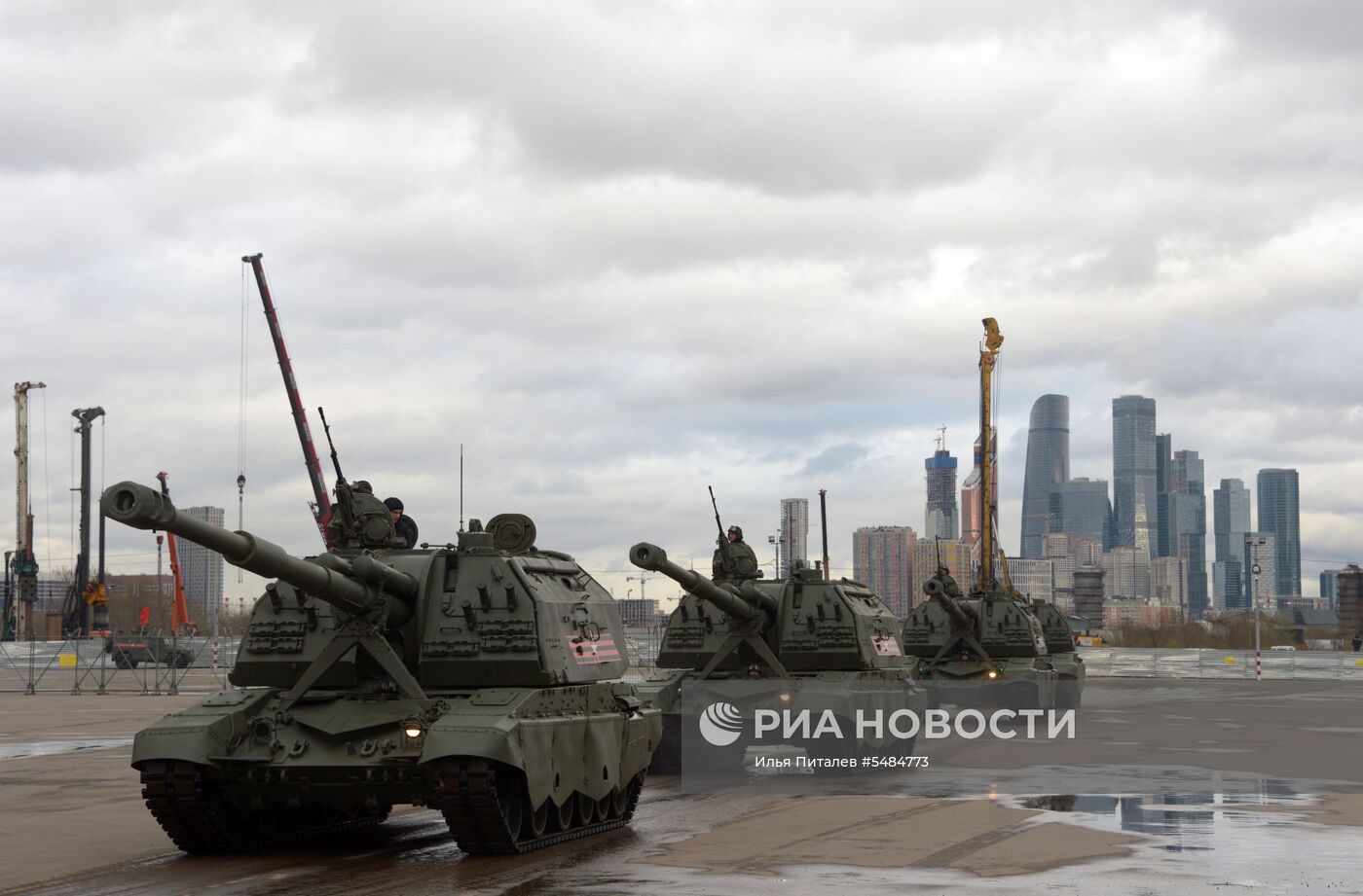 Репетиция парада Победы на Красной площади