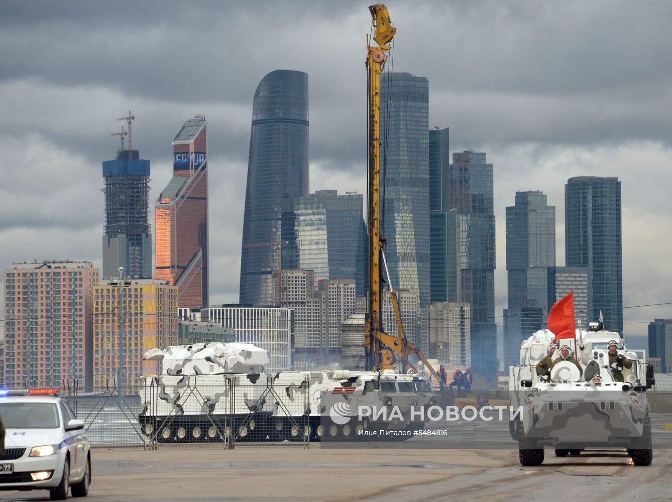 Репетиция парада Победы на Красной площади