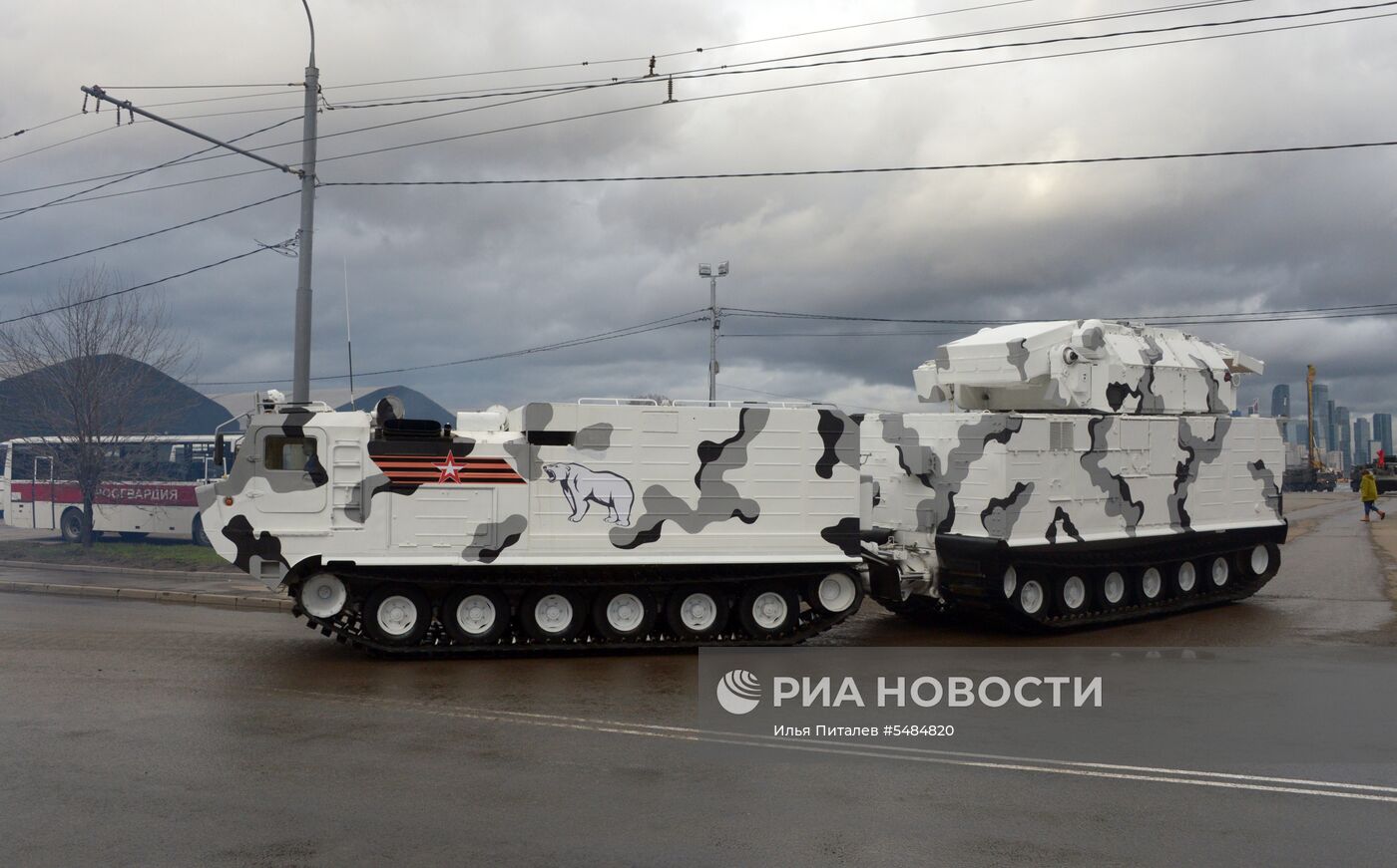 Репетиция парада Победы на Красной площади