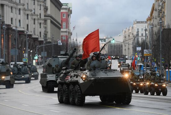 Репетиция парада Победы на Красной площади