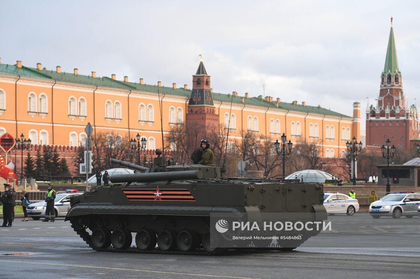 Репетиция парада Победы на Красной площади