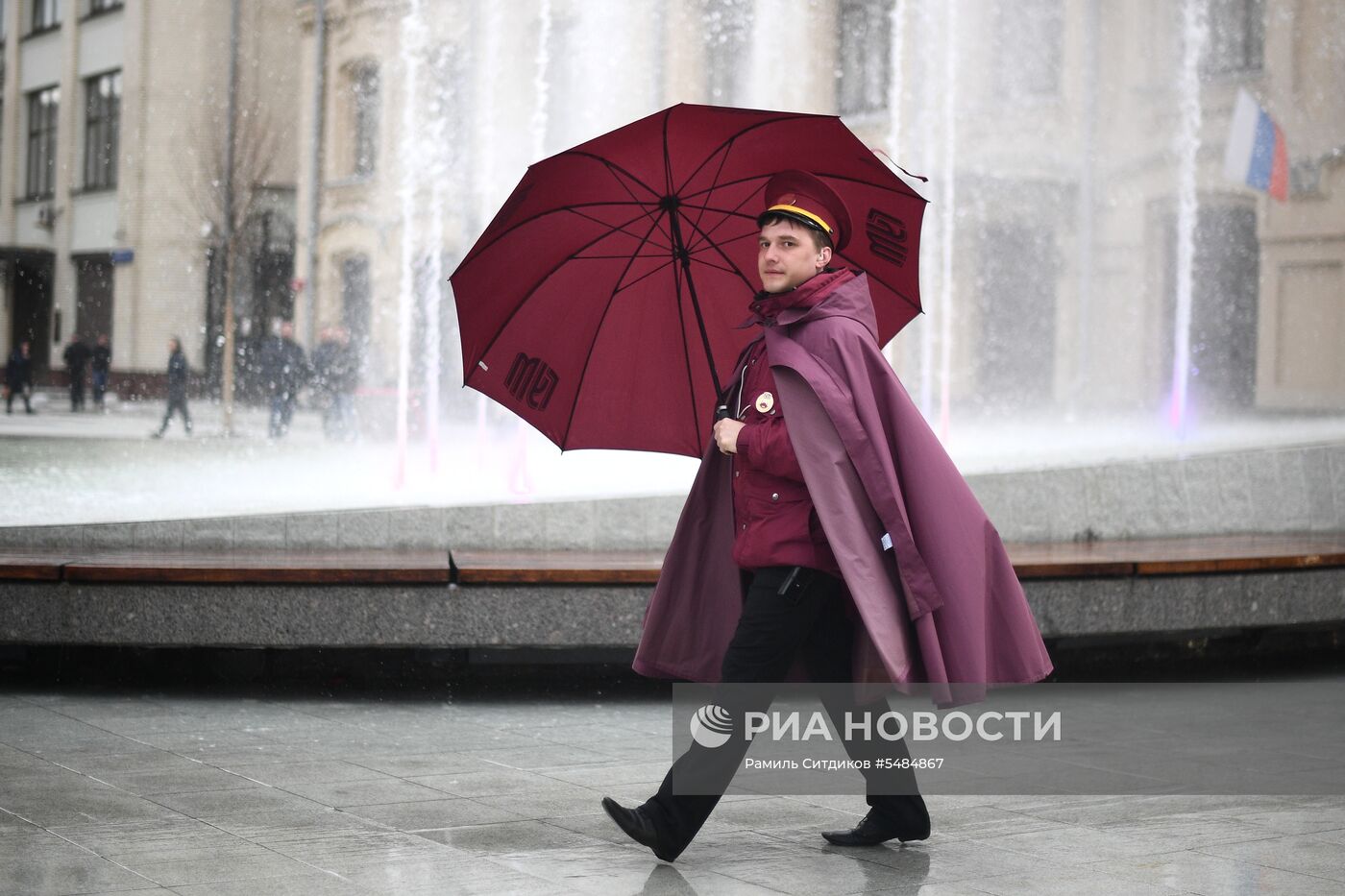 Открытие сезона фонтанов в Москве 