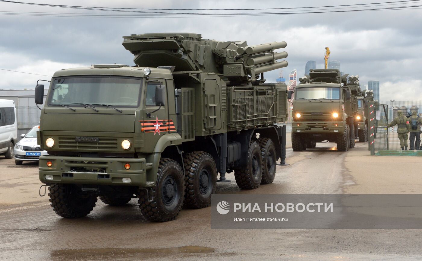 Репетиция парада Победы на Красной площади