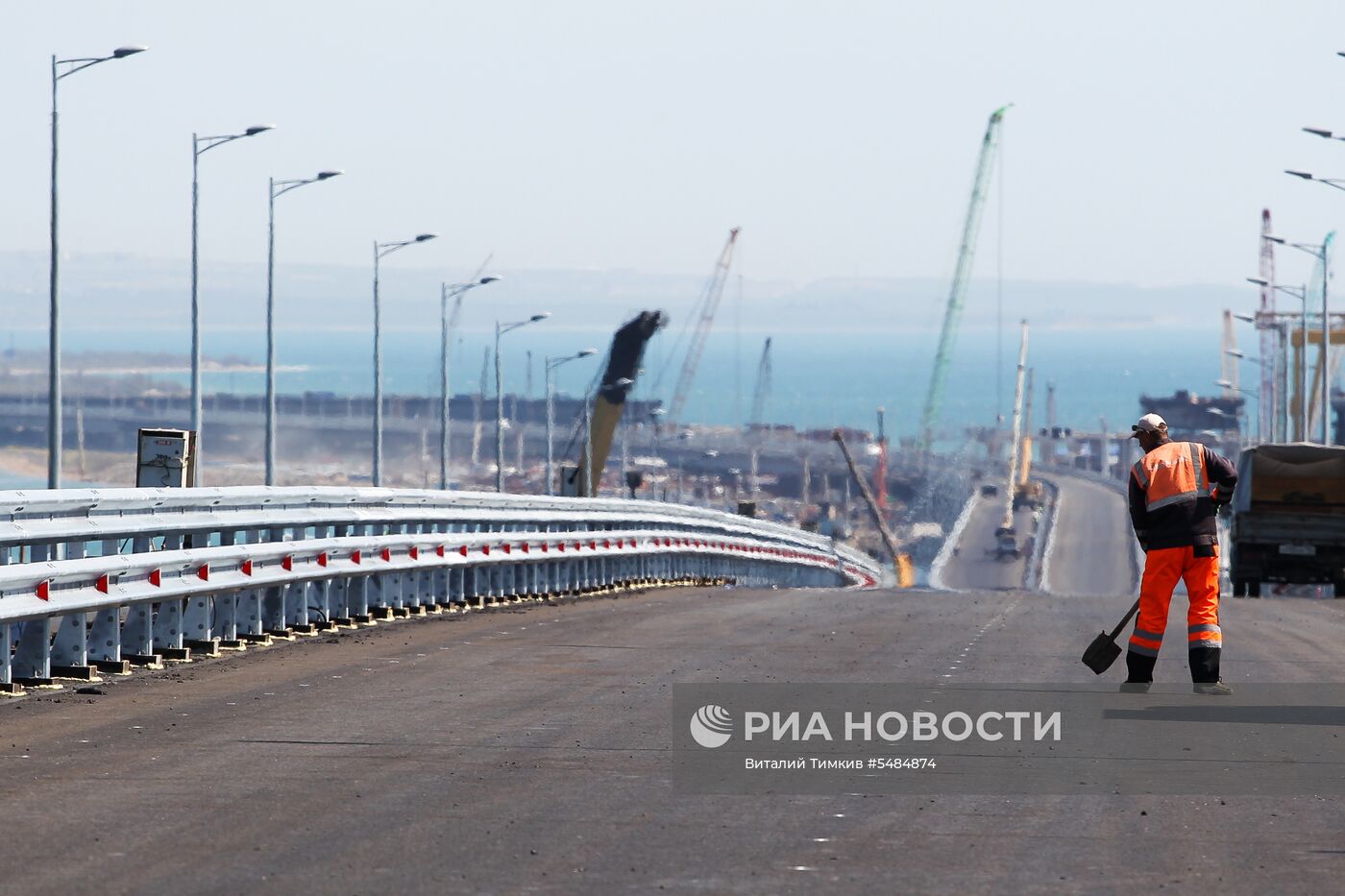 Строительство Крымского моста