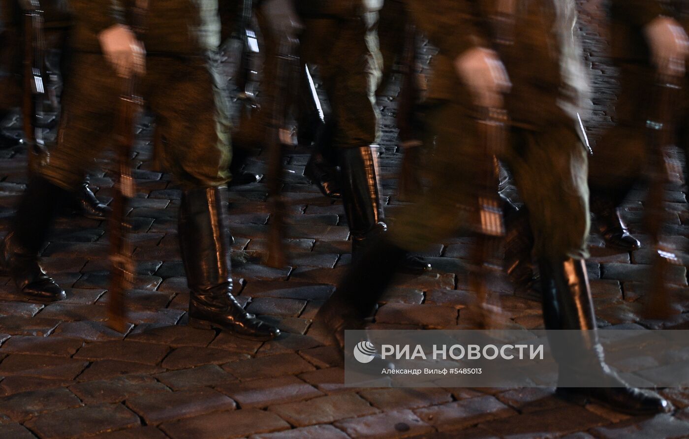 Репетиция парада Победы на Красной площади