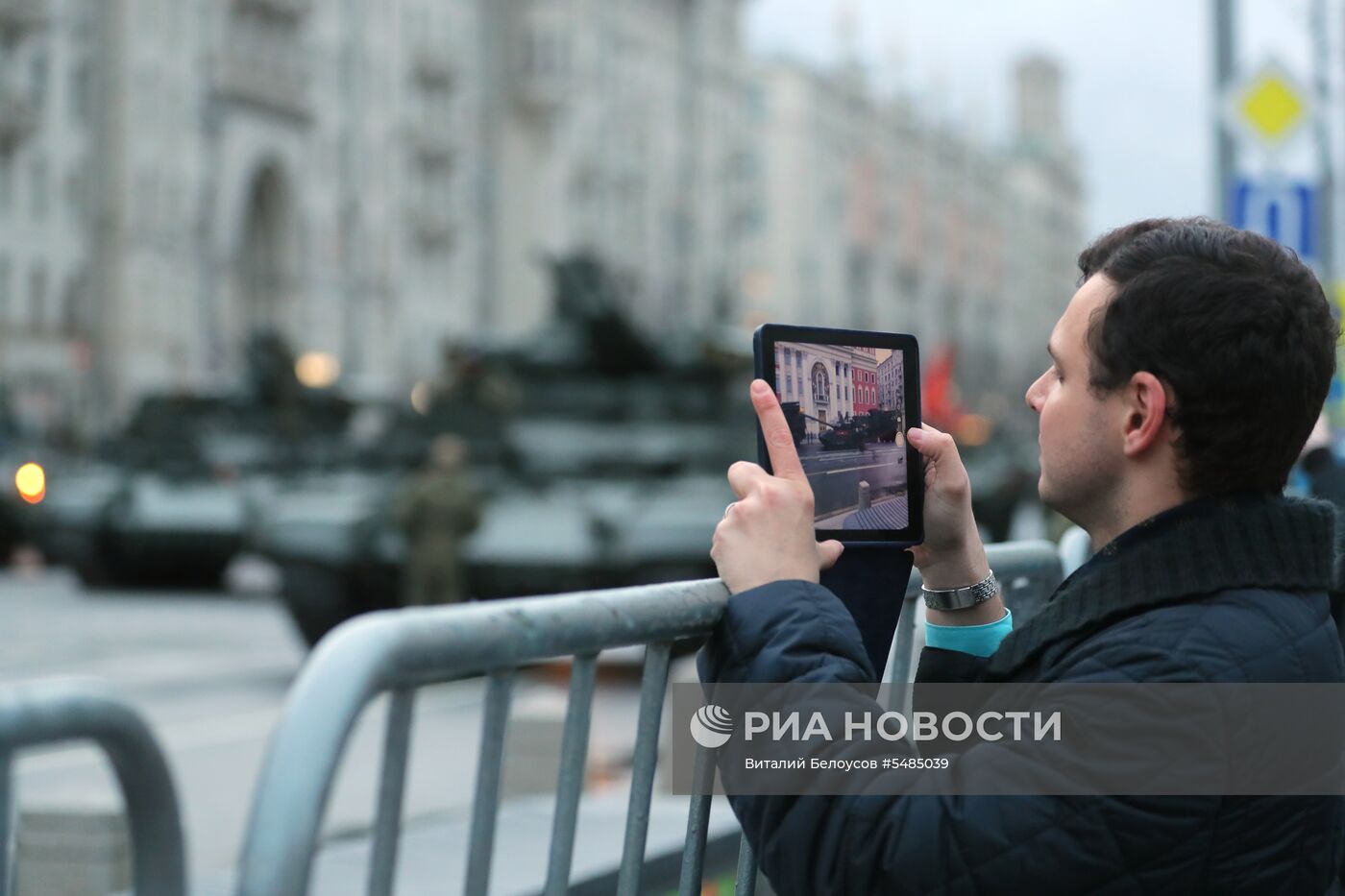 Репетиция парада Победы на Красной площади