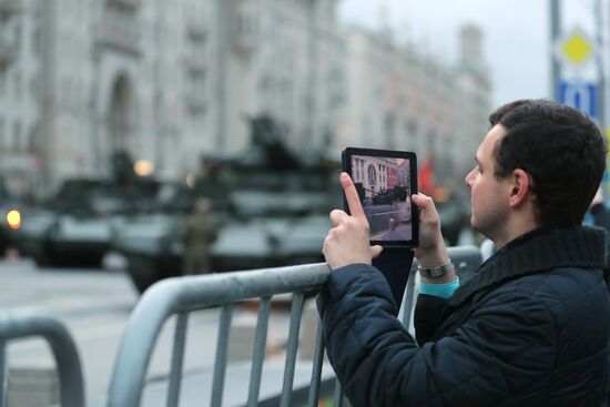 Репетиция парада Победы на Красной площади