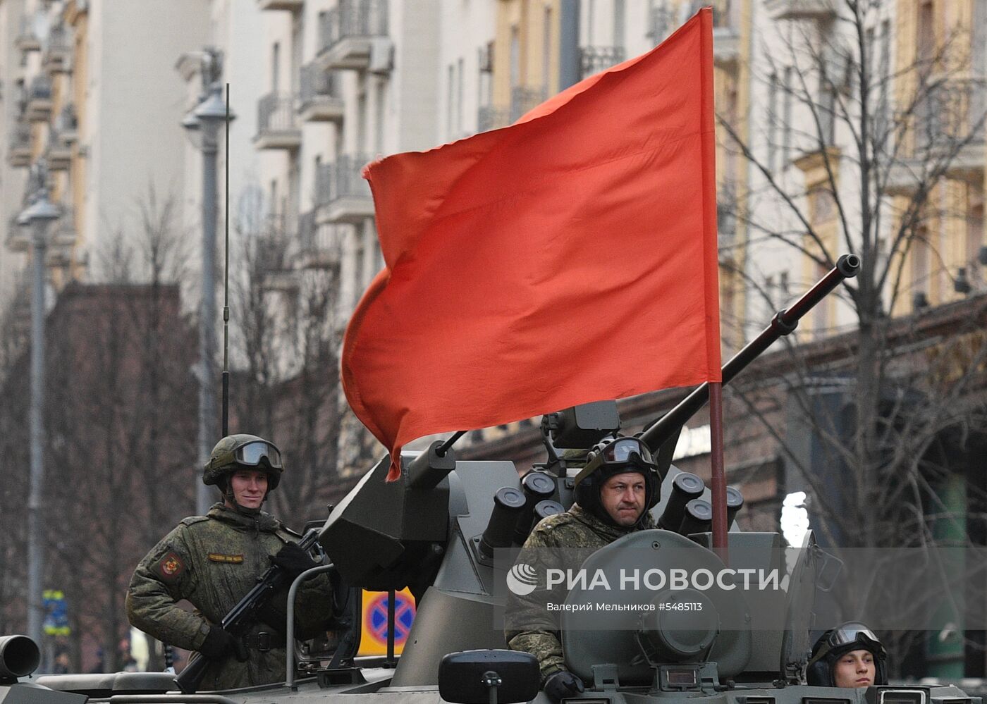 Репетиция парада Победы на Красной площади