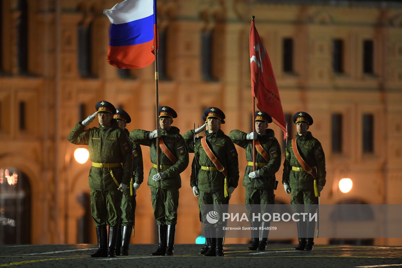 Репетиция парада Победы на Красной площади