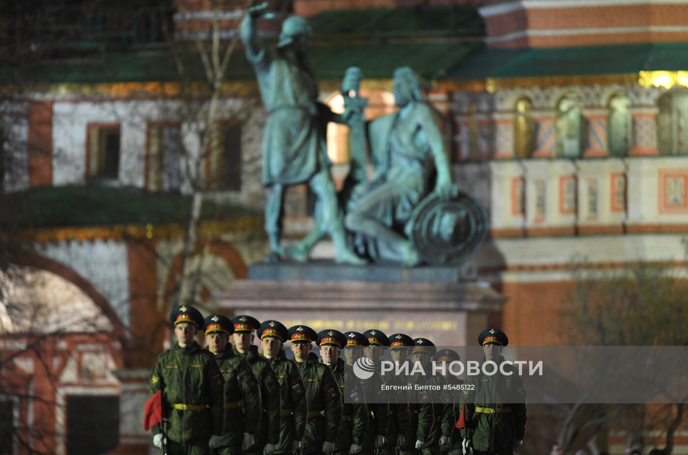 Репетиция парада Победы на Красной площади