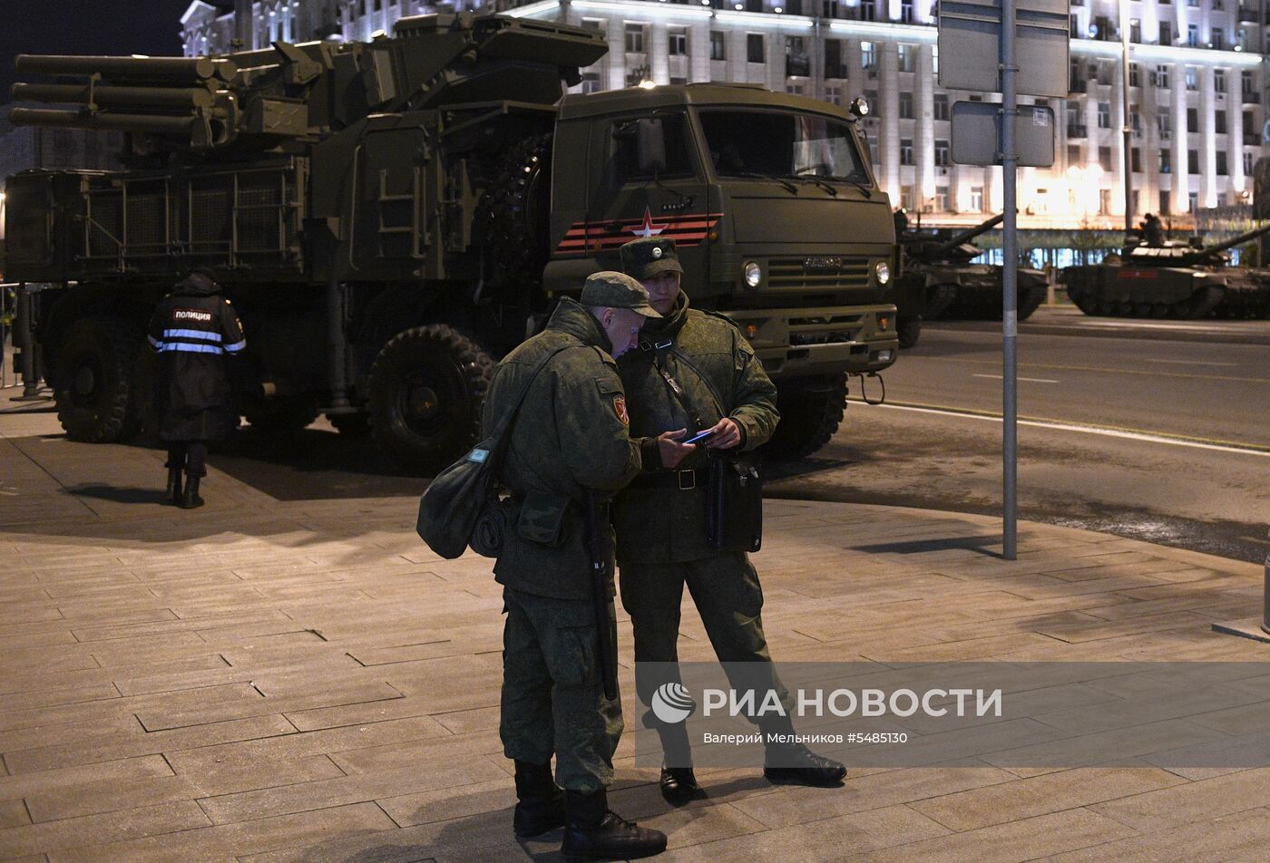 Репетиция парада Победы на Красной площади