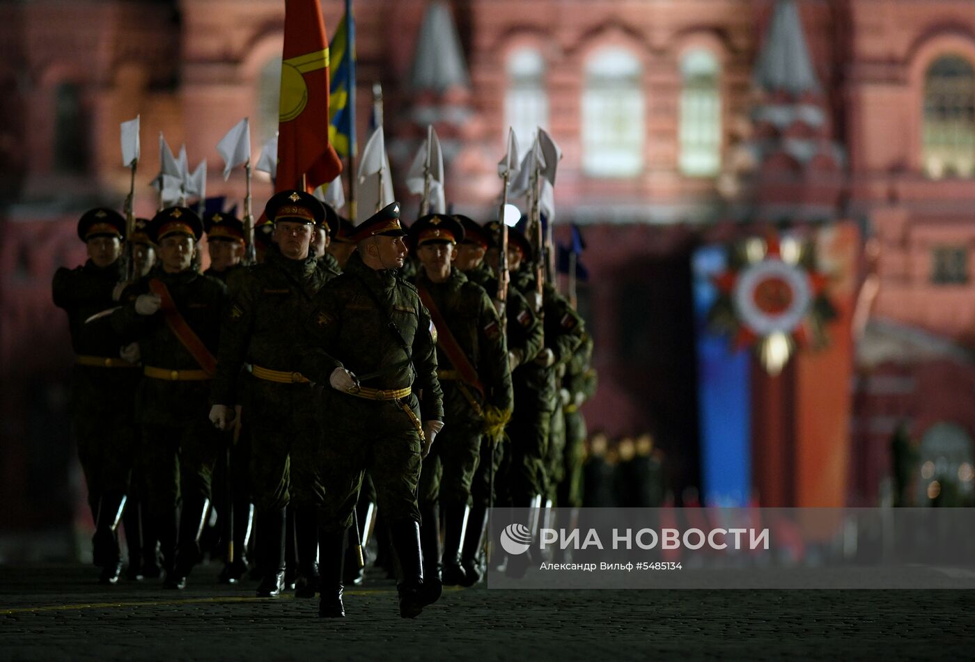 Репетиция парада Победы на Красной площади