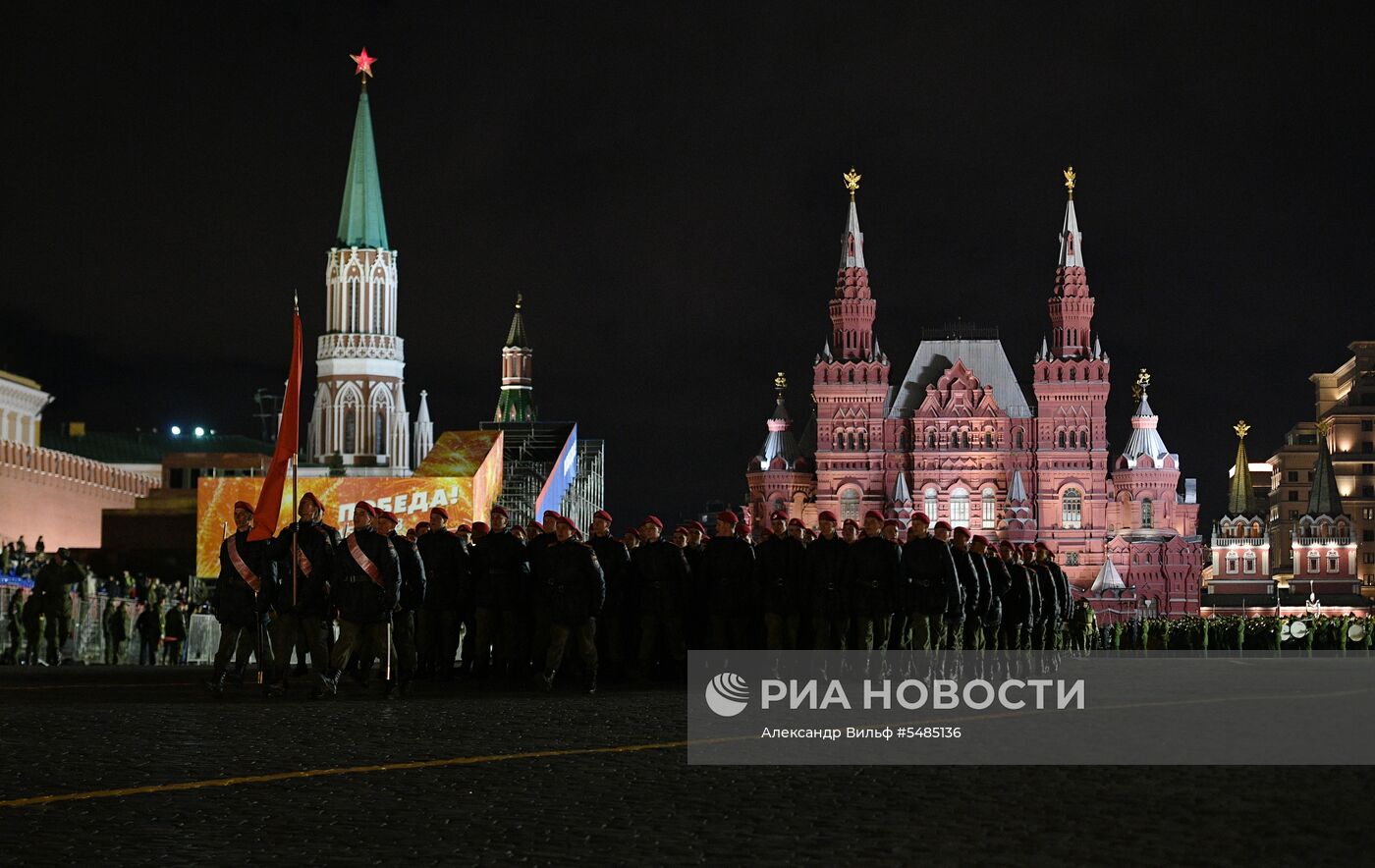 Репетиция парада Победы на Красной площади