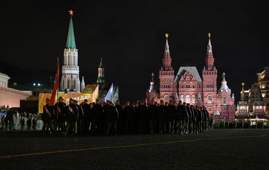 Репетиция парада Победы на Красной площади