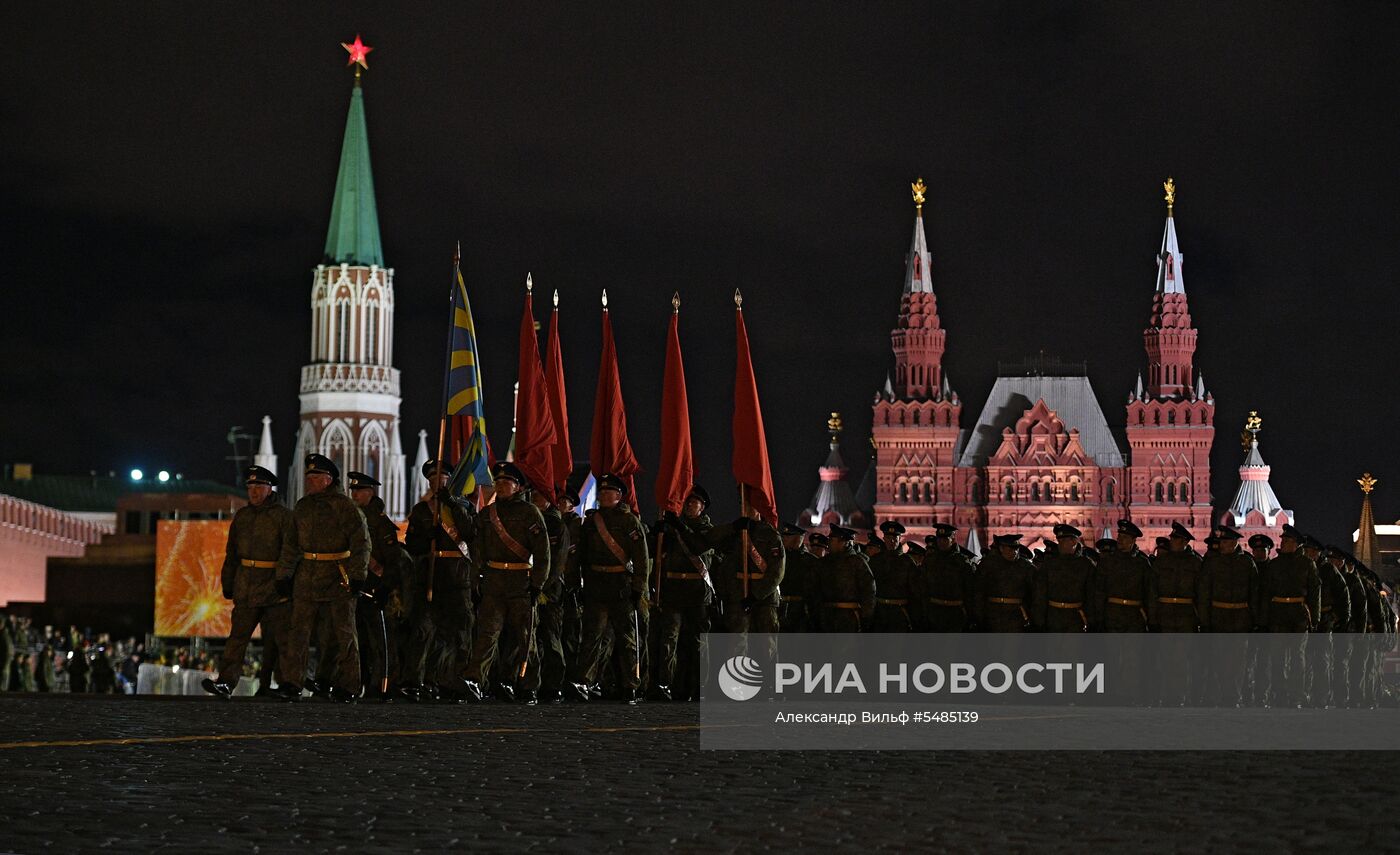 Репетиция парада Победы на Красной площади