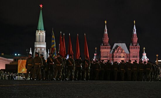 Репетиция парада Победы на Красной площади