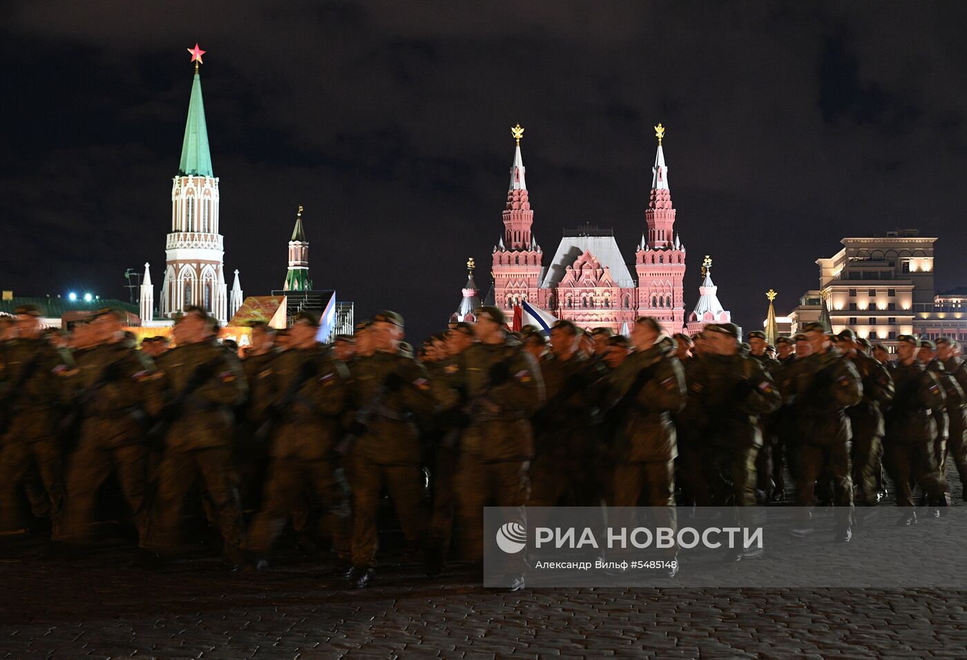 Репетиция парада Победы на Красной площади