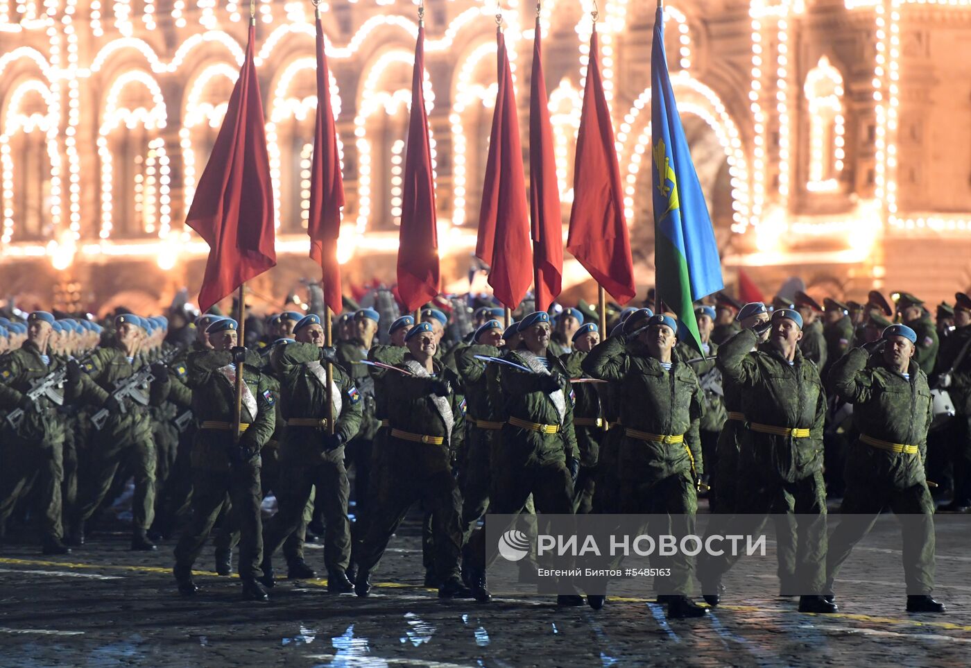 Репетиция парада Победы на Красной площади