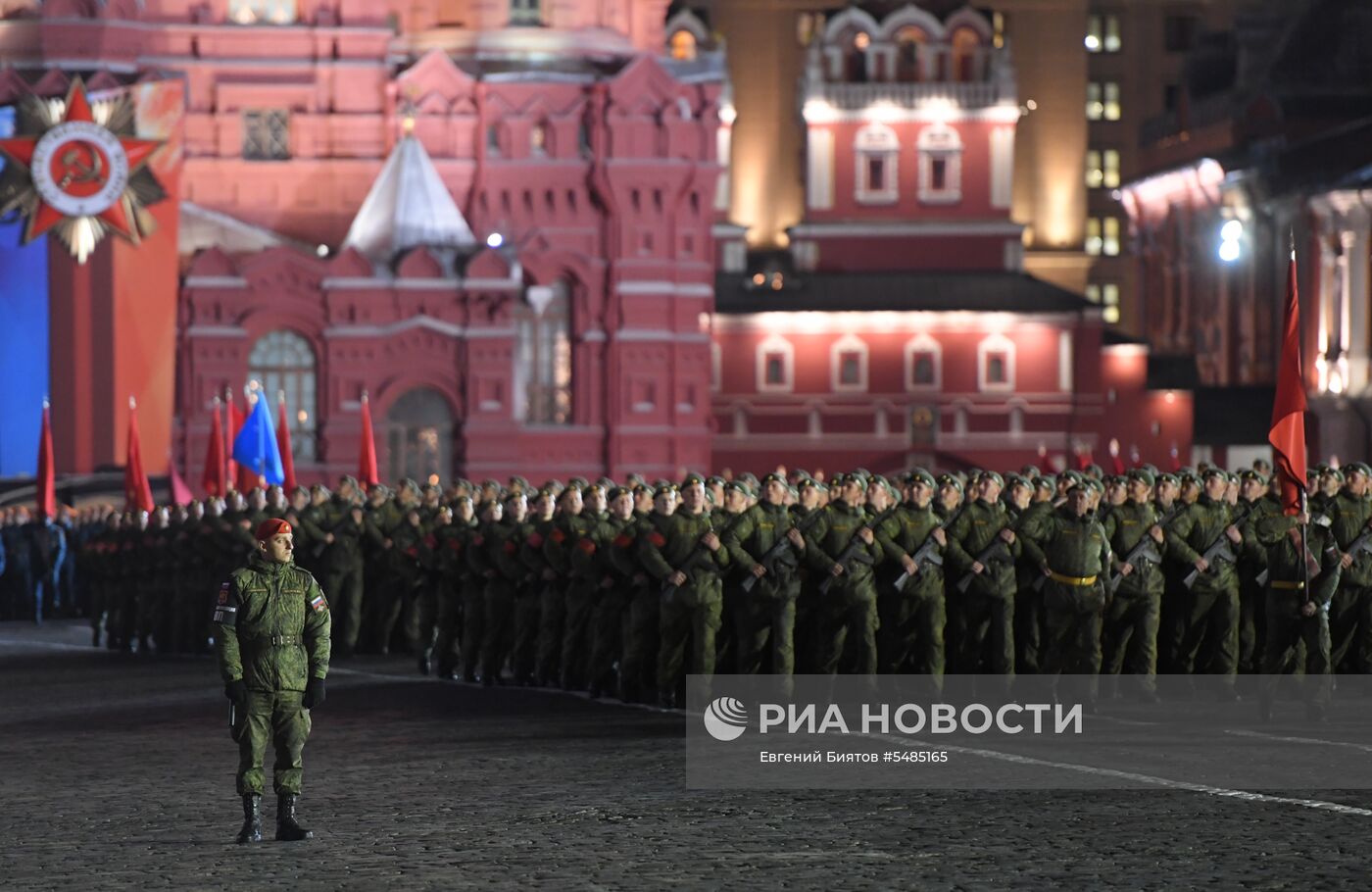 Репетиция парада Победы на Красной площади