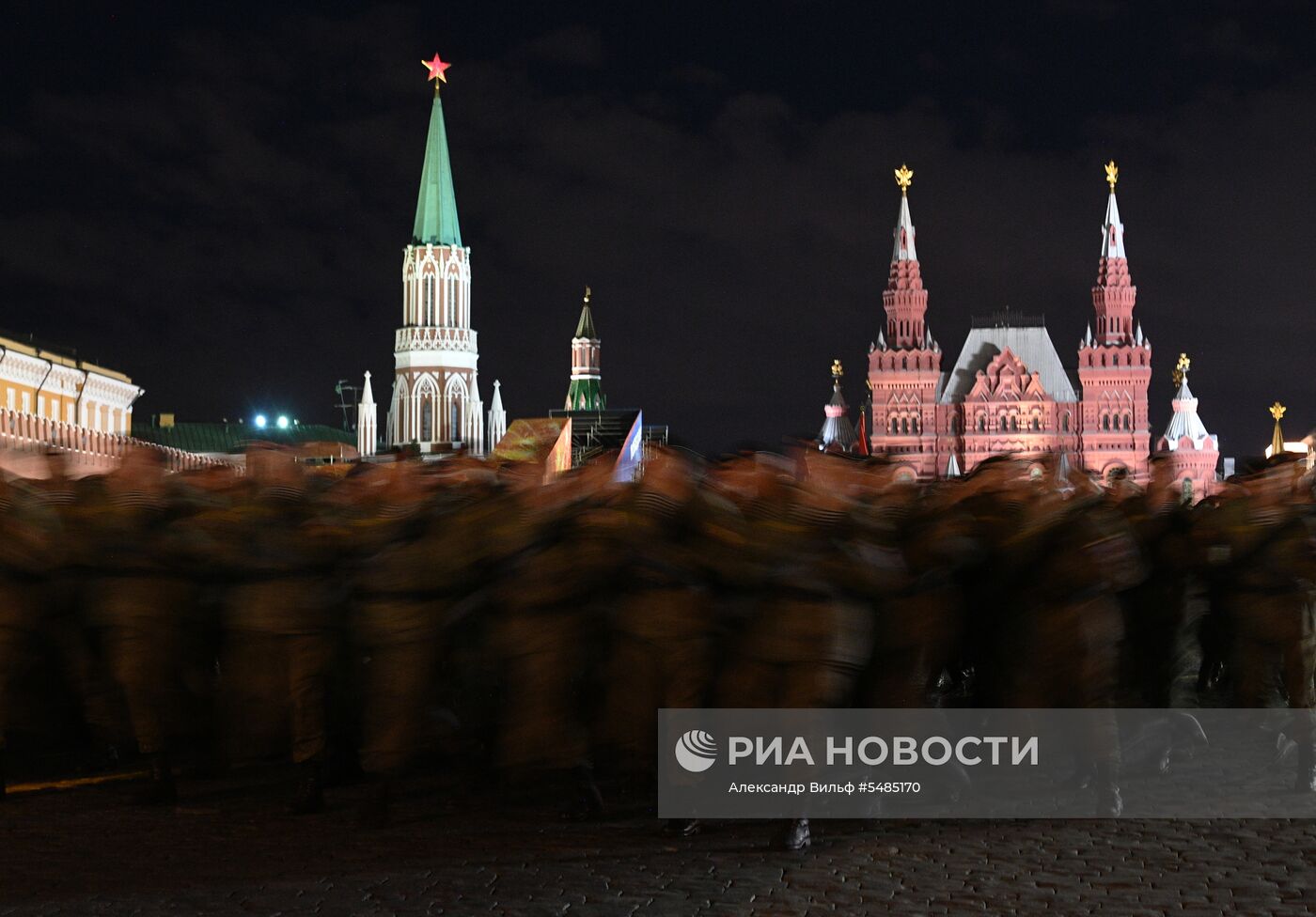 Репетиция парада Победы на Красной площади